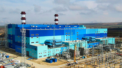 Использование металлопроката в стройке Таврической ТЭС Постройка Таврической ТЭС